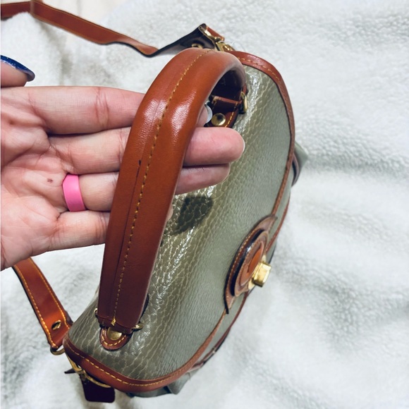 Dooney & Bourke Olive and Brown Leather Bag ?? main image 4